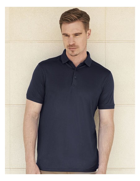 HEN-H460-Mens Slim Fit Stretch Polo Shirt + Wicking Finish 2